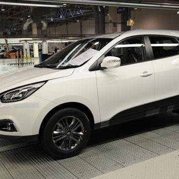 Dnes byl v Nošovicích vyroben jubilejní vůz Hyundai ix35