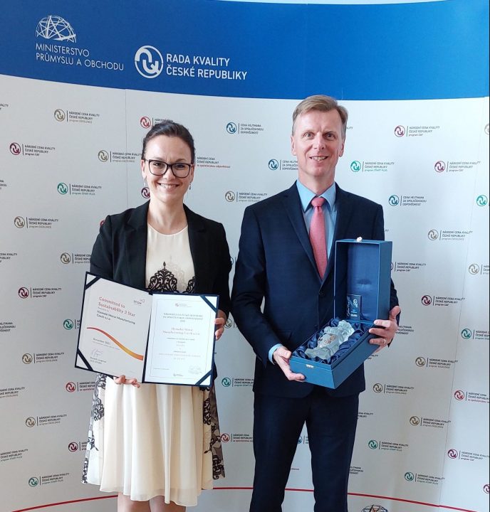 Hyundai from Nošovice receives the National Award for Corporate Social Responsibility
